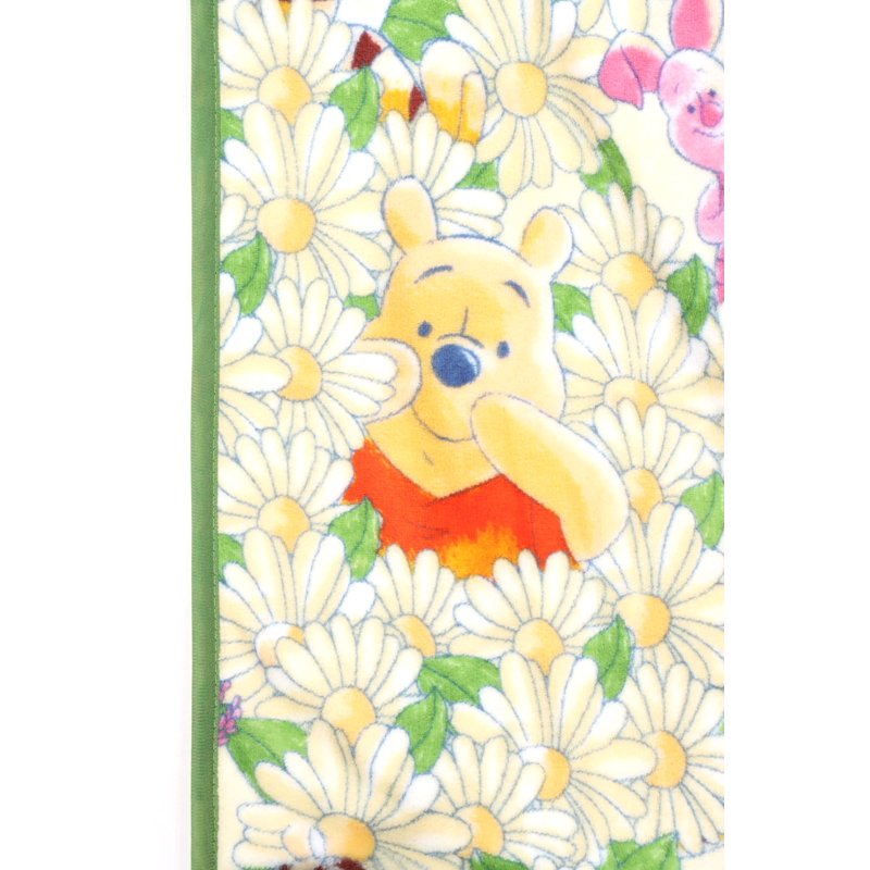 Kids Throw Blanket with Winnie The Pooh Characters - Soft Coral Fleece, 46 x 60 Inches