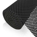 Shelf Liner for Kitchen Cabinet, Durable with Strong Grip, Non Adhesive Liners Protect Kitchen Cabinets and Cupboard, Pantry, Bathroom Drawers and Shelves, Desks-12" x 120" (Black)