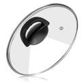 Tempered Glass Pan Lid, 8" Pot Lid with Heat Resistant Handle, Pan Cover for Frying Pan, Skillet, Cast Iron, Wok, Universal Cookware