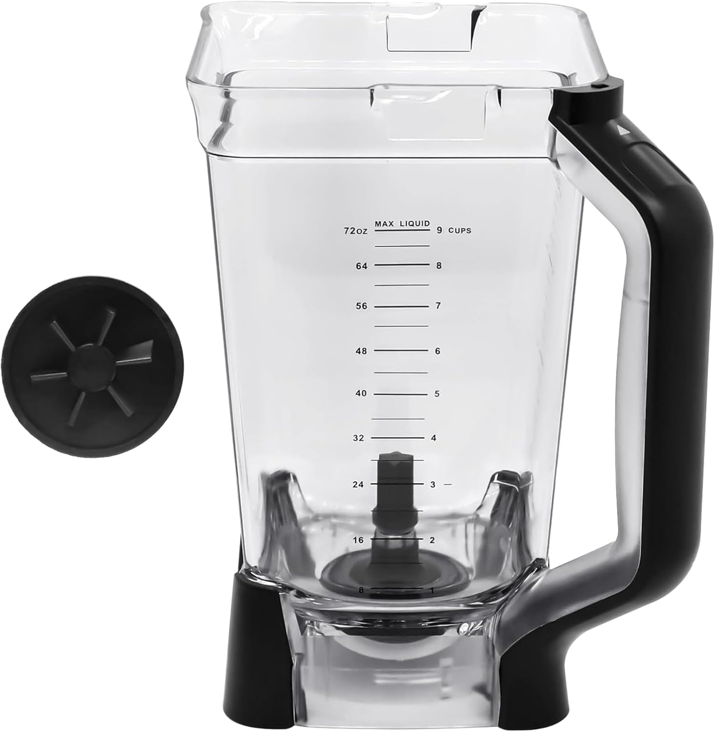 Ninja Blender Replacement Pitcher - 72 oz XL Compatible with BL610 | New Model Top Lid Included