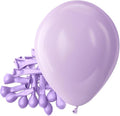Bezente Pastel Purple Latex Balloons - 150 Pack 5-Inch Round Helium Lilac Party Decorations