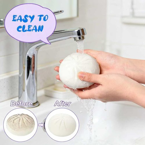 Dumpling Squishy Toy - Soft Squeeze Decompression Stress Relief | Mystery Easter Gift (White)
