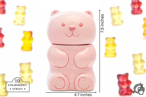 10 Strawberry Street Gummy Bear Canister