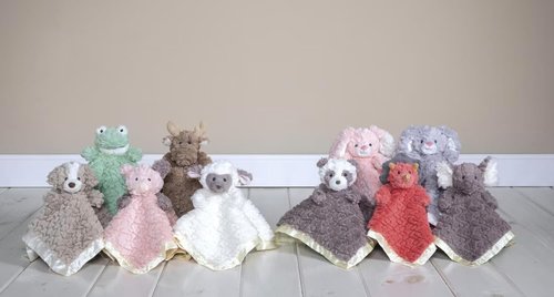 Mary Meyer Baby Lovey - Soft Elephant Security Blanket & Stuffed Animal Toy | 13 x 13 Inches