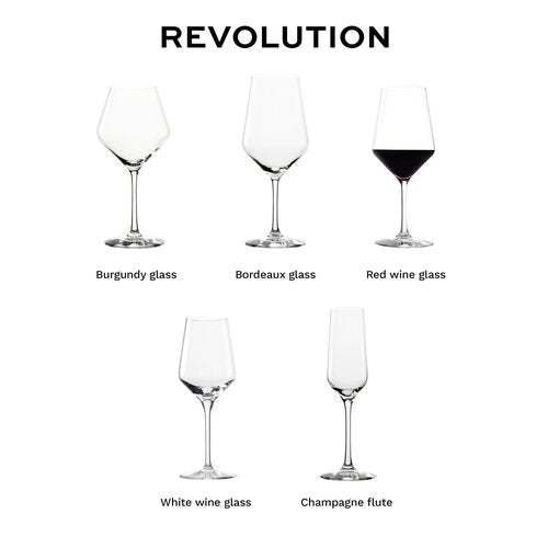 Stölzle Lausitz Red Wine Glasses Revolution Set of 6, 16 1/2 oz – Premium Crystal Glasses for Red Wine – Elegant Goblets for Maximum Aroma – Dishwasher & Shock Resistant