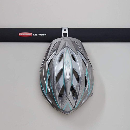 Rubbermaid Universal Metallic Fasttrack Hanging Garage Hook Organizers (2 Pack)