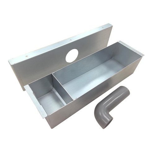 Grease Box for Restaurant Canopy Hood Exhaust Fan Galvanized Sheet Hood Accessories for Restaurant