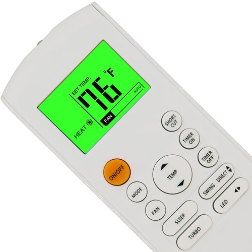 Replacement Remote Control for Midea MRCOOL FRIMEC Klimaire AC Air Conditioner RG57B1/BGE RG57B2/BGE RG57B/BGE RG57/BGE RG57A/BGE RG57A6/BGEF RG57A7/BGEF RG57A6/BGEFU1 RG57E1/BGEU1 (with Holder)