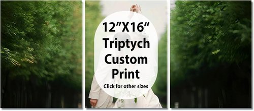 Canvas Prints | Custom Triptych Poster - Unframed 12x16 Set of 3 - Turn Your Photos Into Stunning Wall Art