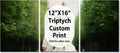 Canvas Prints | Custom Triptych Poster - Unframed 12x16 Set of 3 - Turn Your Photos Into Stunning Wall Art