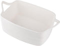 OIAHOMY Woven Storage Basket - Versatile Gift Basket with Handles for Baby Showers | White
