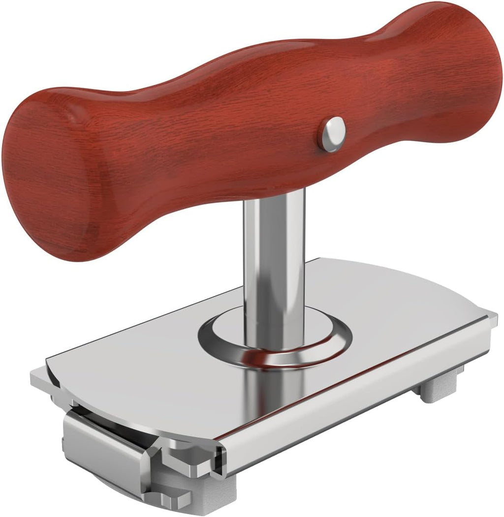 Skiennix Jar Opener for Seniors - Easy Twist Adjustable Lid Gripper | Perfect for Arthritis & Weak Hands (Wood Handle)