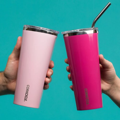 Corkcicle Vaso Aislado Botella de acero inoxidable/Thermos, Rose Quartz
