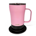 Rhume - Temperature-Controlled, Self-Heating Coffee Mug (Light Pink 14 Oz)