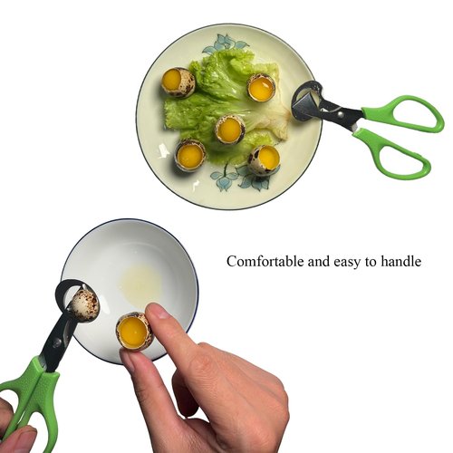 Quail Egg Scissors, Egg Yolk Separator, Stainless Steel Whisk (3 PCS)