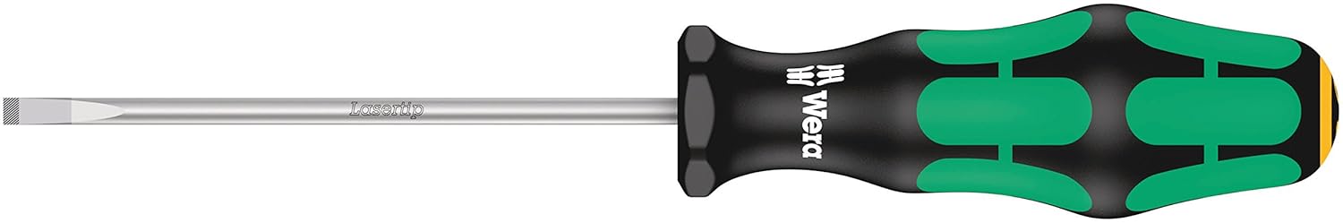 WERA Screwdriver Set - 6 Piece Laser Tip Precision Tools for Enhanced Grip and Control