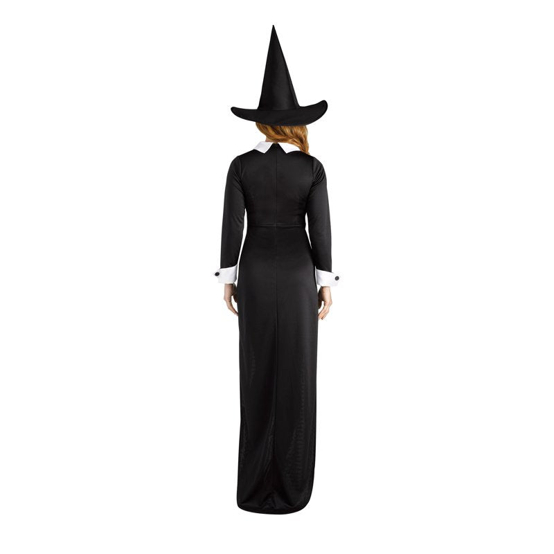 Coven Witch Halloween Costume for Adults - Size S, Black, by Way to Celebrate