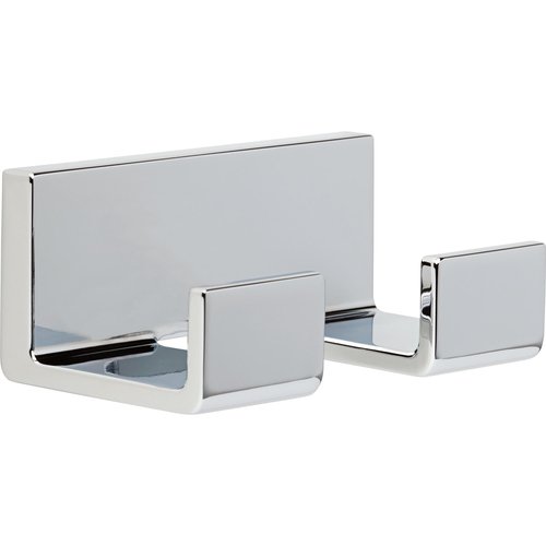 DELTA FAUCET 77736 Vero Wall Mounted Double Towel Hook in Polished Chrome