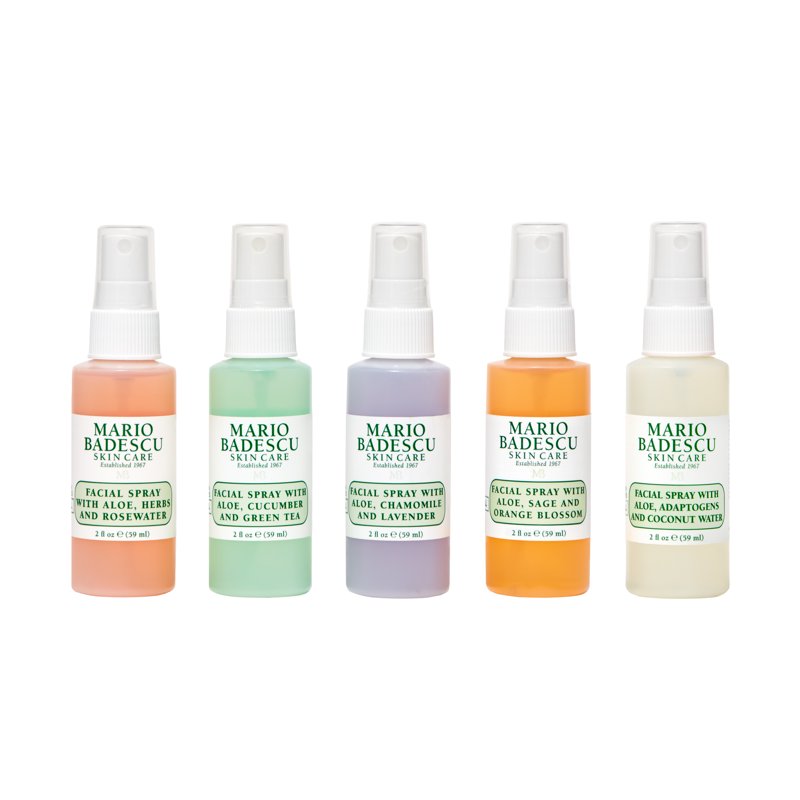 Hydrating Facial Mist Spray Collection - 5 Piece Travel Skin Care Set