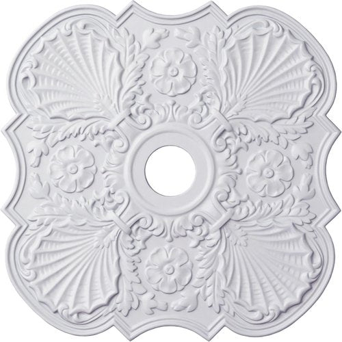 29"OD x 3 5/8"ID x 1 3/8"P Flower Ceiling Medallion (Fits Canopies up to 6 1/4")