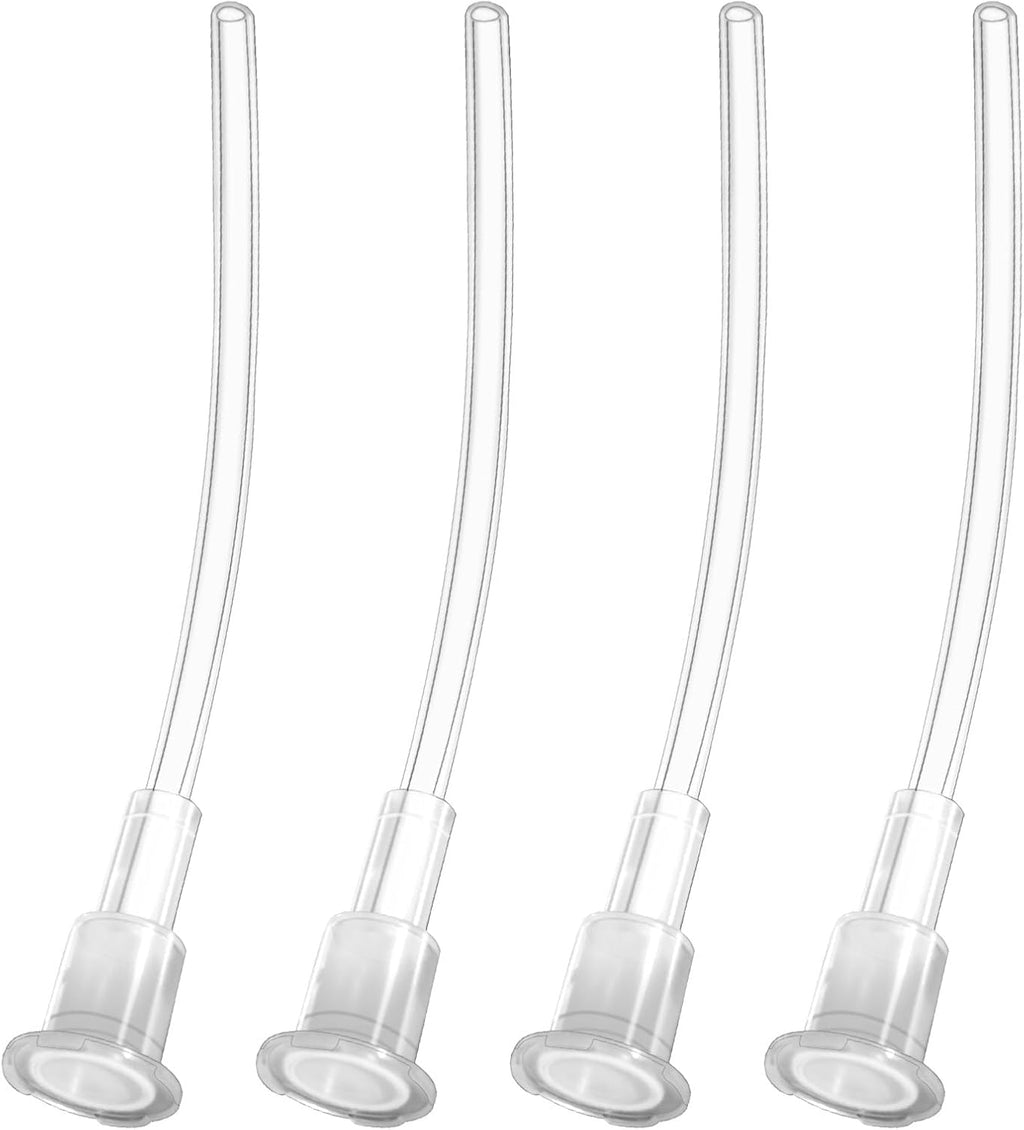 YARRAMATE Glass Oil Sprayer - 16oz/470ml Capacity | Includes 4 Replacement Straws - White
