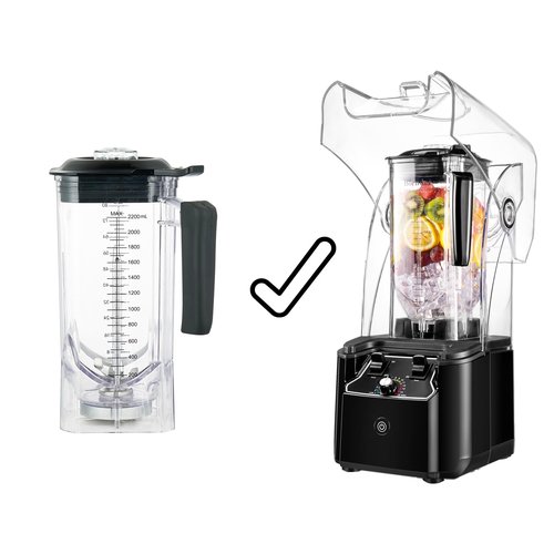 For Wantjoin K90 Pitcher 80oz, Replacement Pitcher for WantJoin Blender Part, WantJoin-K90 and CRANDDI K90 Blender, Food-Grade, BPA-Free Pitcher