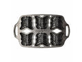 Lodge Dolly Parton Cast Iron Butterfly Cake Pan – Makes Six Mini Butterfly Cakes, Special Edition Bakeware, Durable, Naturally Seasoned, 14.18 x 8.5 x 1.37 In