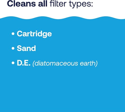 HTH 67071 Pool Care Filter Cleaner - Effectively Removes Dirt, Oil & Grease for Clear Water