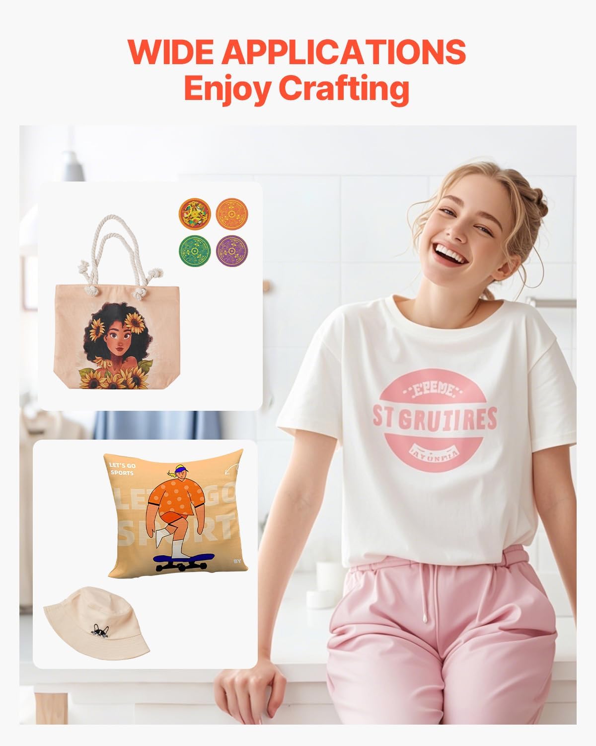 VEVOR Heat Press Machine - 12x10in Clamshell Sublimation Printer with Fast Heat-Up & Digital Control | Ideal for T-Shirts, Bags, and More