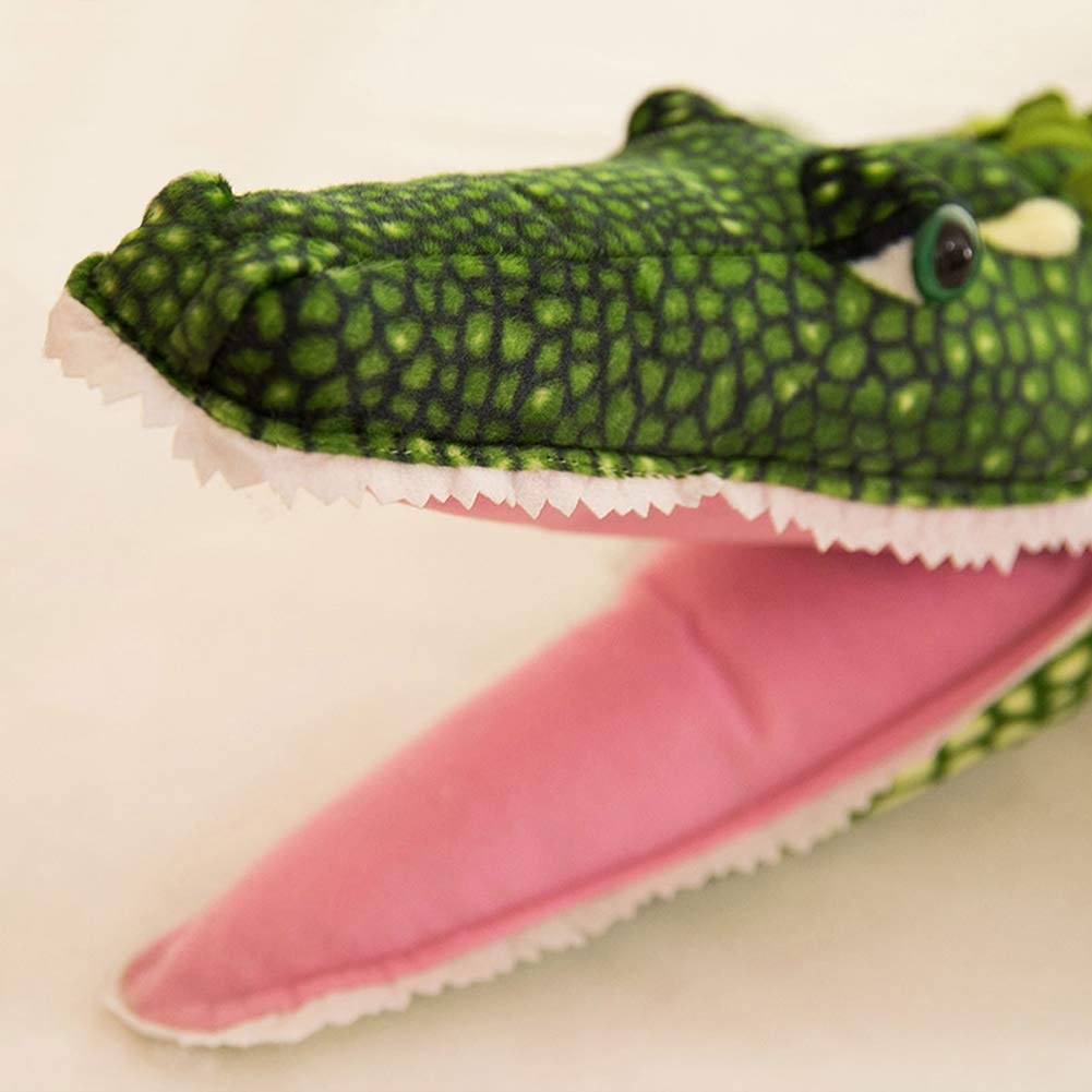 MMTTAO Alligator Plush Toy Realistic Crocodile Stuffed Animal 39 Inch Jumbo Animal Stuffed Soft Plushies Cute Dolls Collection Huggable Pillow Cushion Birthday Gift for Kids Children Boys Girls, 39''