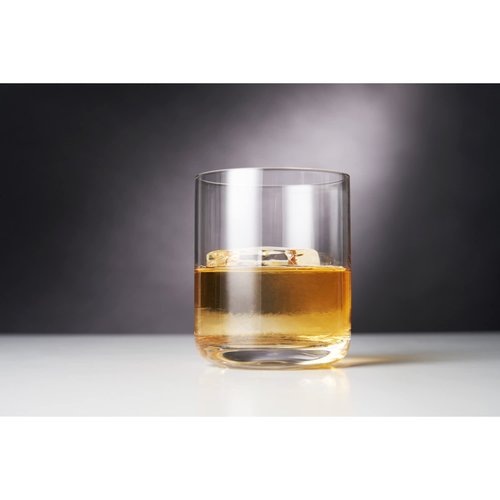 Viski Glacier Ice Maker, Ice Cube Mold for Whiskey on the Rocks, Old Fashioned & Craft Cocktail Drinks, Makes 2 Large Crystal Clear Cubes, Birthday Gifts for Men, Home Bar Accessories, Set of 1, Black