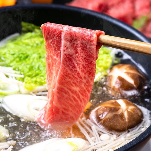 TIKUSAN Japanese Cast Iron Hot Pot Sukiyaki Nabe Pan Made in Japan (11.0" (28cm))
