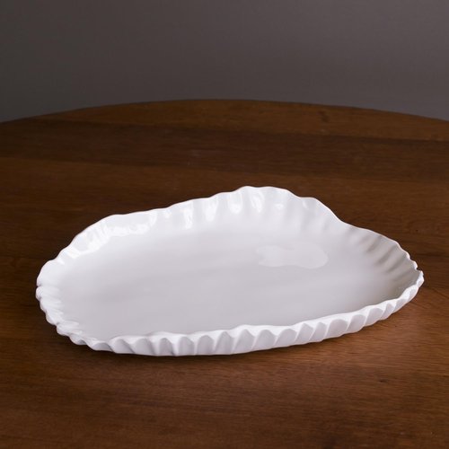 Beatriz Ball VIDA Bloom Pinched Large Oval Platter (White)