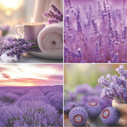 Arm & Hammer OdorBusterz® Odor Eliminator Balls - Lavender Scented, 3 Count | Effective Baking Soda Odor Control for Small Spaces