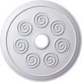 25 1/4"OD x 4"ID x 2"P Spiral Ceiling Medallion (Fits Canopies up to 4")