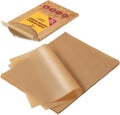 Katbite Heavy-Duty Unbleached Parchment Paper Sheets - 120 Pcs, 8x12 Inches for Baking & Grilling