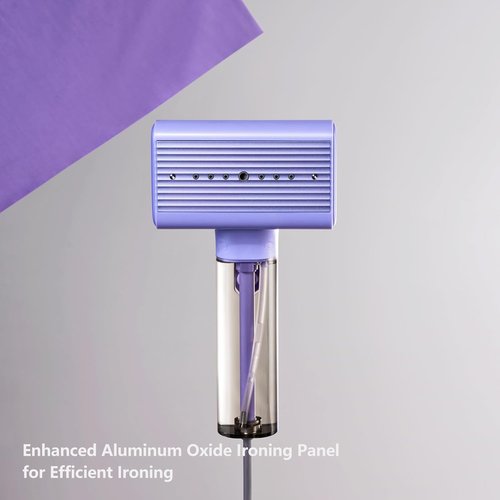 G10 Portable Clothes Steamer - 1200W Handheld Travel Iron | Lightweight 0.9 lbs, Violet Color