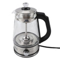 CHEOTIME Electric Kettle, 1.2l 600w Glass Electric Tea Kettle 4 Speed Temperature Adjustment Keep Warm Removable Infuser Auto Shut Off, Stainless Steel Hot Water Boiler for Coffee Tea