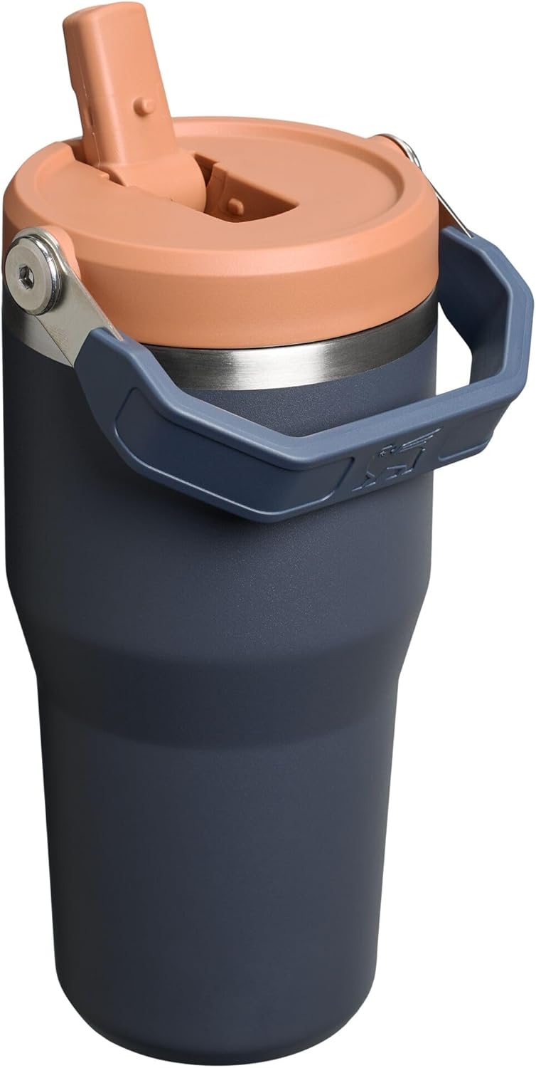 STANLEY IceFlow 2.0 Tumbler - 20 oz Insulated Stainless Steel Water Bottle | Flip Straw & Handle | BPA-Free | Twilight
