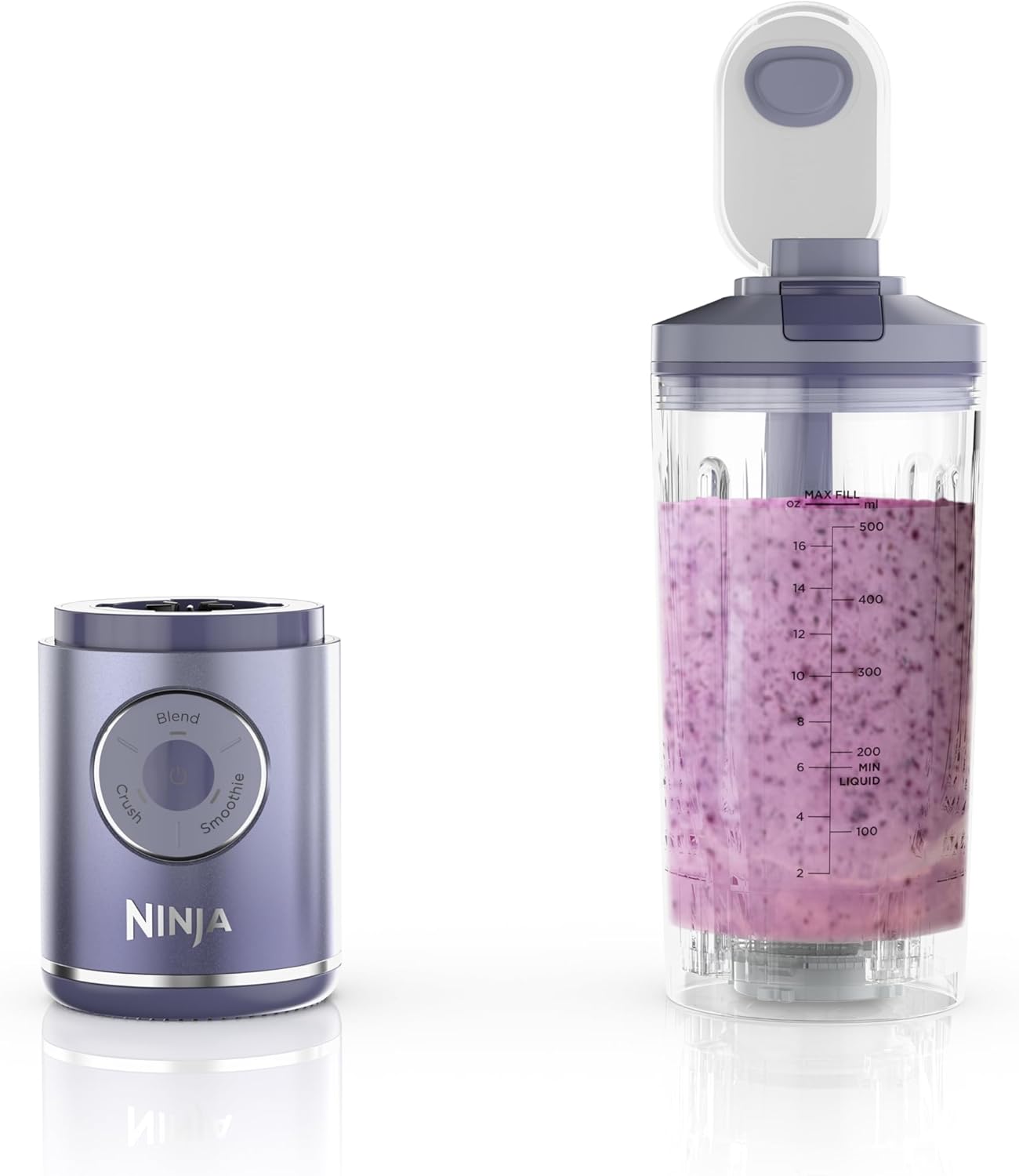 Ninja BC251LD Blast Max Cordless Blender - Smoothies & Ice Crush, 22 oz. Twist & Go Vessel, Lavender