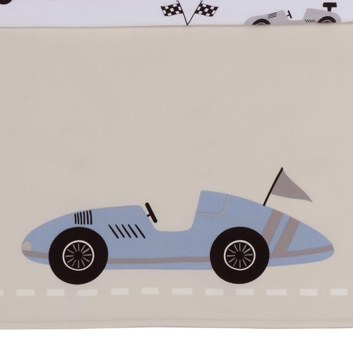 Lambs & Ivy Little Racer 3-Piece Cars/Transportation Baby Crib Bedding Set