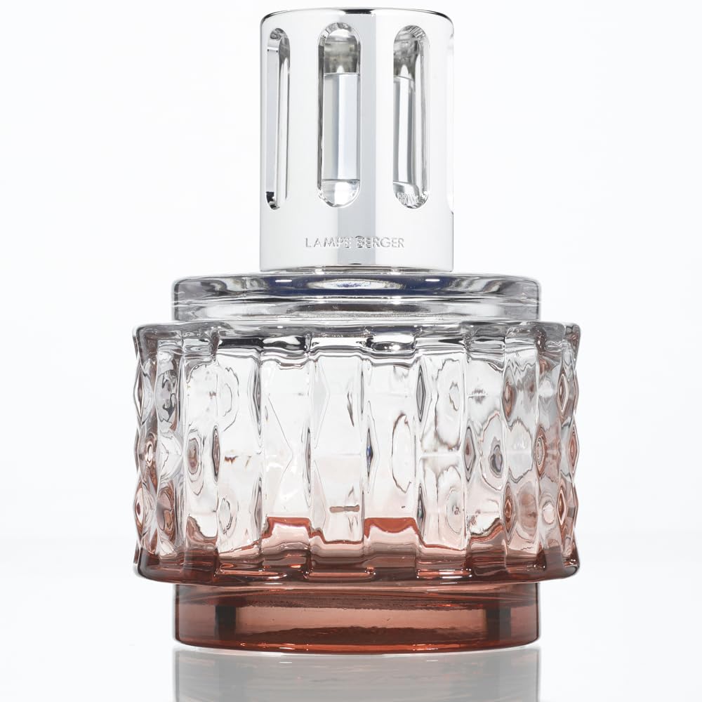 MAISON BERGER - Lampe Berger Home Fragrance Lamp Diffuser - Model Variation - Air Freshener - 3.7 x 3.7 x 5.1 inches (Beige)