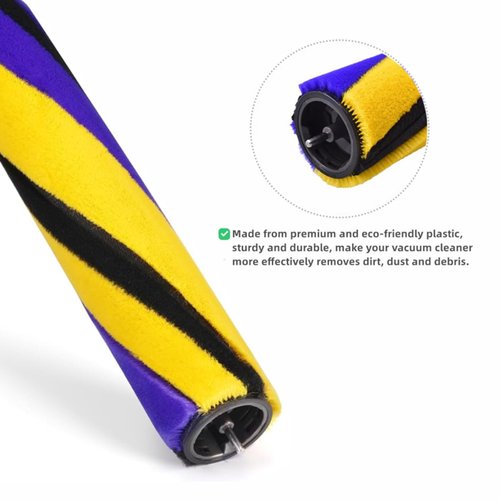 JEDELEOS Replacement Soft Roller Compatible with Dyson V15 Gen 5 Detect and V12 V10 Slim Vacuum Series Fluffy Optic Cleaner Head, Brush Roll Replace Spare Parts No.971634-01