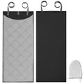 Kandishiex Over-The-Door Steamer Pad with Heat-Resistant Glove, Portable Vertical Ironing & Pressing Board, Ideal for Home & Travel Use, 45.27x18.89in, Convenient & Space-Saving Clothes Steamer