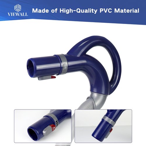 Upgraded Replacement Hose Handle for Shark NV360 NV350 NV351 NV352 NV355 NV356 NV357 NV358 NV370 UV541 NV390 NV391 NV392 CU520 Navigator Lift Away Vacuum Clener 207FFJ360 113FFJ (Blue)