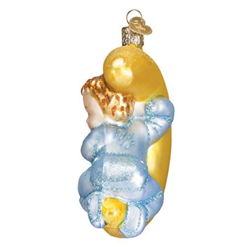 Old World Christmas Ornaments Dreamtime Boy Glass Blown Ornaments for Christmas Tree