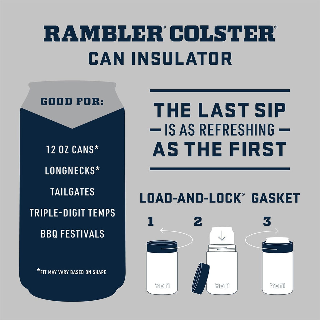 YETI Rambler 12 oz. Colster Can Insulator for Standard Size Cans, Blue Camo