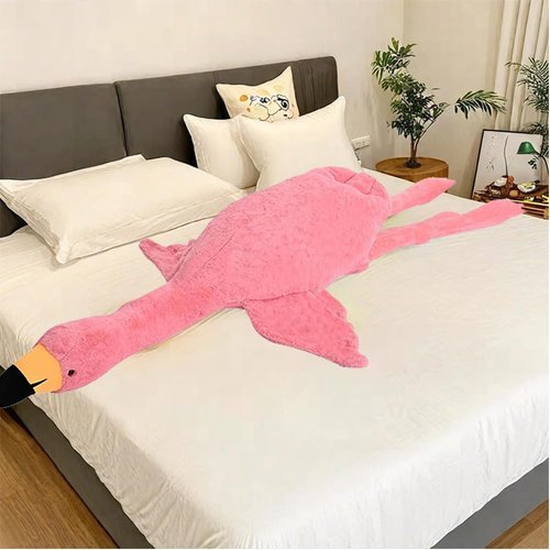 Labauxite Flamingo Stuffed Animal Plush Pillow,Pink Flamingo Soft Plush Doll Toys,Gift for Kids and Adults (62in)