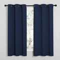 NICETOWN Blackout Curtains - Light Blocking Thermal Insulated Drapes for Kid's Room | Navy, 42 x 63 Inch (1 Pair)