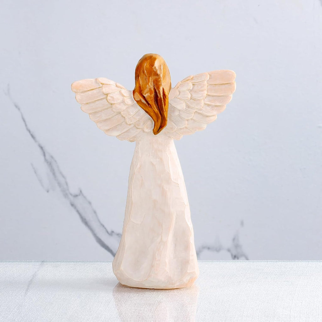 Retirement Gift for Woman, Happy Retirement Gift for Woman, 5.5” Angel Figurine for Retirement Party Decorations, Retired Gifts for Coworkers Friends